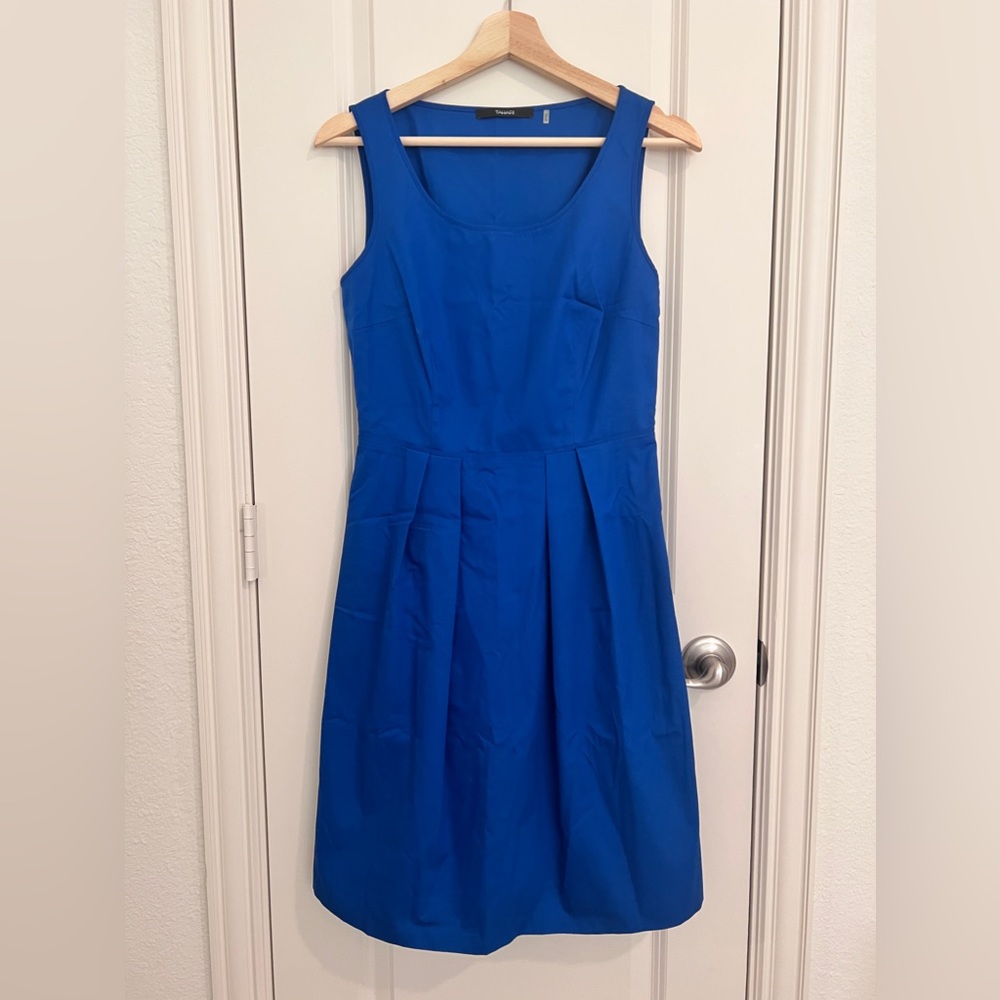 TAHARI sleeveless dress - Royal Blue
